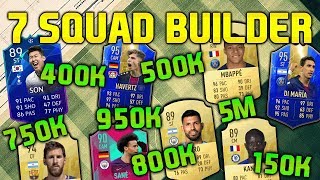 FIFA 19 SQUAD BUILDER 150K 400K 500K 750K 800K 950K 5M SQUAD BUILDER  FUT CHAMPIONS FIFA 19