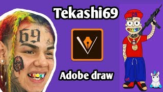 TEKASHI69 Estilo Bart Simpson - ADOBE DRAW