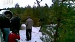 Аварийная посадка Ту-154 ИЗ САЛОНА http://vkontakte.ru/club5751308