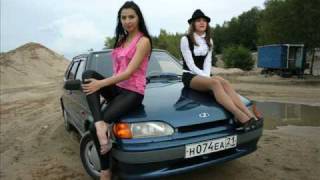 Русское авто и девушки
