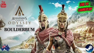 Assassin's Creed Odyssey with BoulderBum - Walkthrough Part 14 [LIVE PC GAMEPLAY]