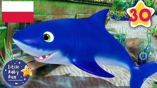 Rodzinka Rekinów | 30 Minut Piosenek dla Dzieci | Little Baby Bum po Polsku