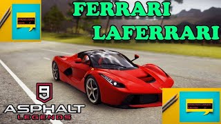 ASPHALT 9 : LEGENDS || MAX FERRARI LAFERRARI MULTIPLE KNOCKDOWNS & SHOCKWAVE WITH CINEMATIC VIEW ||