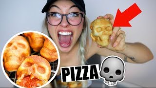 DIY VEGAN STUFFED PIZZA SKULLS | #veganized | Supreme Banana