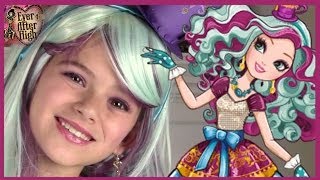 Ever After High Madeline Hatter Makeup Tutorial  |  KITTIESMAMA