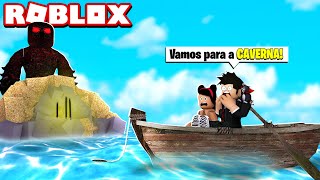 LEVANDO SUSTO NA CAVERNA ASSUSTADORA | Roblox - Hiking