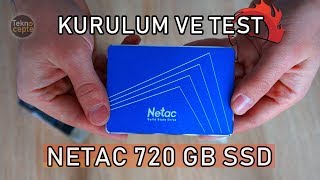 Aliexpress • 720 GB SSD NETAC Kurulum Test