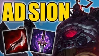FULL AD SION BUILD | MAXIMUM DAMAGE | UNSTOPPABLE TOP LANER