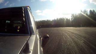 driftar med en orginal volvo 740 gl 115hk