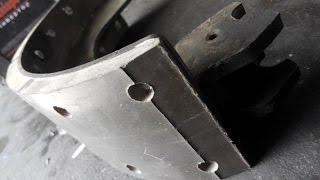 Как наклепать накладки на тормозные колодки