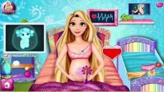 Рапунцель рожает ребенка Роды Рапунцель прохождение игры