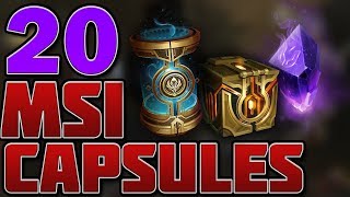 The Value of MSI Capsules