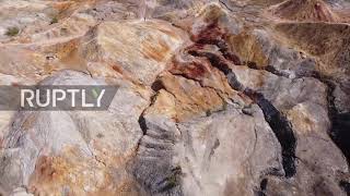 Mars on Earth: Drone capture breathtaking Martian-like landscape in Russia's Ural region