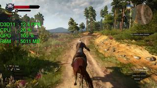 Intel HD Graphics 630 -- Intel Core i3-7100 -- The Witcher 3 Wild Hunt FPS Test