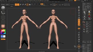 ZBrush 2018 - Stylized Wild West Female Character - Artstation Challenge Part 1