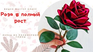 Роза из атласной ленты своими руками Канзаши. How to make a rose from ribbons. DIY/ Tutorial.