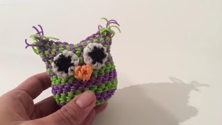 3d СОВА , как сделать глазки и клювик, только крючок Амигуруми, Урок 41
