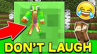 TRY NOT LAUGH CHALLENGE... WITH UNSPEAKABLEGAMING & MOOSECRAFT! (Minecraft Edition)