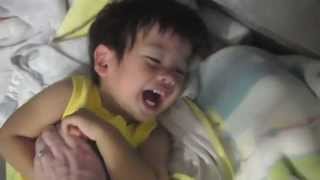 Tickling the kids