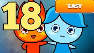 LuckyBoy And PrettyGirl Crystal Temple Maze Easy Mode Level 18