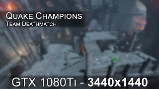 Quake Champions TDM Gameplay / GTX 1080Ti FE / 3440x1440
