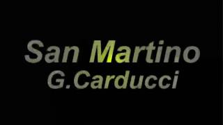 Nando Gazzolo - San Martino - G.Carducci (Poesie e Messaggi di Saggezza)