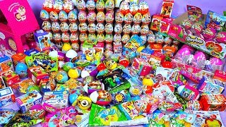 333 сюрпризов 333 Surprise eggs Прилипалы 3 ДИКСИ Маша и Медведь Kinder Surprise Фиксики СМЕШАРИКИ