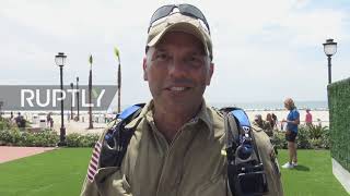 USA: WW2 daredevil veteran celebrates 100th birthday with sky jump