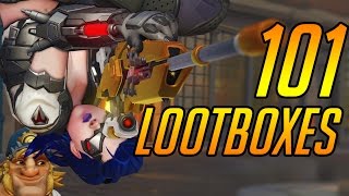 Unboxing 101 Uprising Lootboxes! | Doing anything for Widowmaker