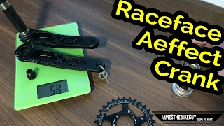 Raceface Aeffect Cinch Crankset Direct Mount 24mm Boost Review and Actual Weight