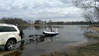 Первый спуск winboat 440 в Конаково