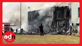 Private Plane SMASHES into Milan Office Building