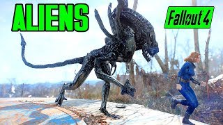 Fallout 4 - ALIENS OF THE COMMONWEALTH! - NEW CREATURES & COMPANION!