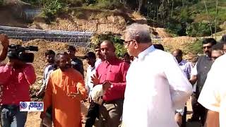 ಮಡಿಕೇರಿ: ವೀರೇಂದ್ರ ಹೆಗ್ಗಡೆಯವರಿಂದ  ಪ್ರಕೃತಿ ವಿಕೋಪ ಸ್ಥಳಗಳ ವೀಕ್ಷಣೆ