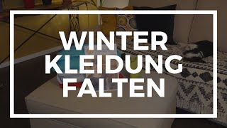 Falttechnik nach KonMariMethode™ - {Winterkleidung}