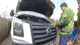 How to remove the front grille VW Crafter 2 5 / Как снять переднюю решетку VW Crafter 2 5
