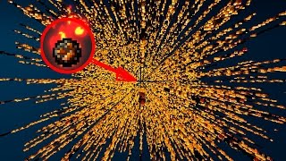 ? ВЗРЫВ САМОГО МОЩНОГО ШАРА ГАСТА В МАЙНКРАФТЕ ? (Minecraft испытание)