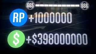 GTA V: Hacked Lobby level 666 in 1 minute + $40,000,000,000