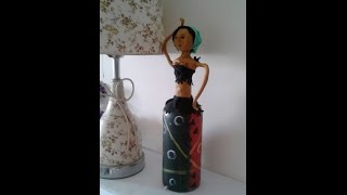 DIY Scary Doll using Bottle ( i think it is possessed )