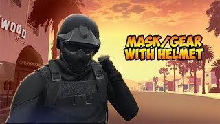 GTA 5 Online | How to wear MASK/GEAR with HELMET Online (clothing glitch) PATCHED