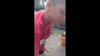 The ice feet challenge and I smashed the ic