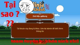 Ninjaschool online nso/Thông tin về vụ khóa nick nso khiến ae bức súc và mình cũng đã bị khóa