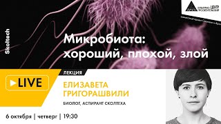 Лекция "Микробиота: хороший, плохой, злой" в рамках проекта "Сколтех в Архэ"