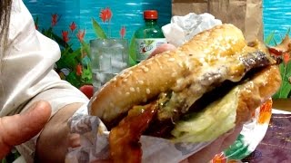 Carl's Jr. 1/3 Lb. Guacamole Bacon Cheeseburger, Juicy, Greasy, Review & Info, Soft Spoken, ASMR,