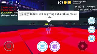 Fede roblox music code