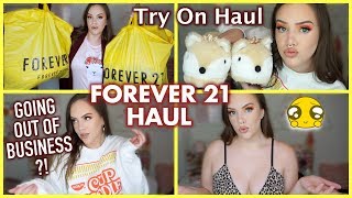 BIG FOREVER 21 TRY ON HAUL | Affordable Clothing Haul + Are they closing?