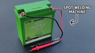 Spot Welding Machine Using Lead Acid Battery