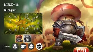 Mushroom Wars 2 - Walkthrough campaign 1 Mission/Level 18