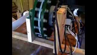 Homemade DC electric motor (amazingdiyprojects) + Kelly controller