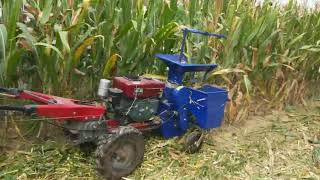 single row maize harvester (10hp diesel engine)